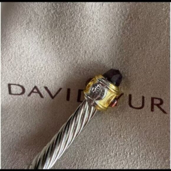 David Yurman Cable Classics Amethyst-encrusted bracelet 5mm - Picture 3 of 6